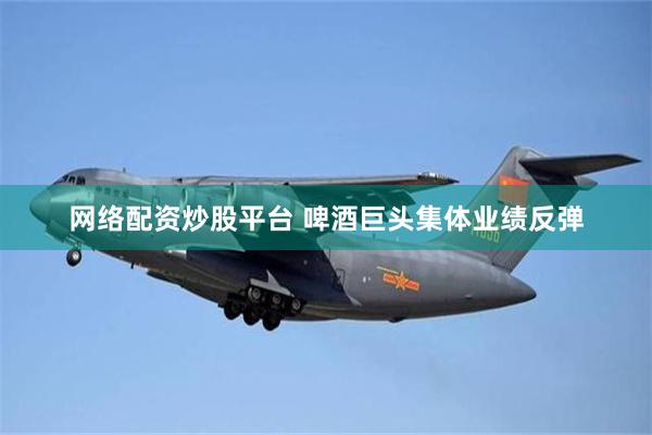 网络配资炒股平台 啤酒巨头集体业绩反弹