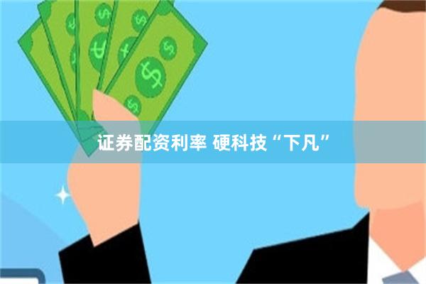 证券配资利率 硬科技“下凡”