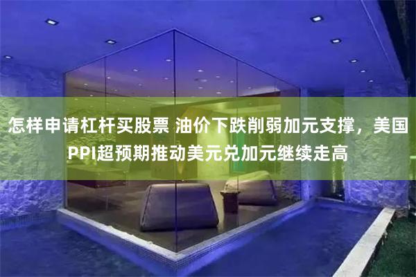 怎样申请杠杆买股票 油价下跌削弱加元支撑，美国PPI超预期推动美元兑加元继续走高