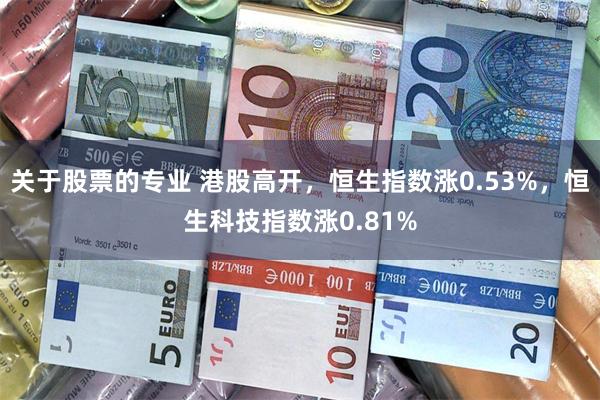 关于股票的专业 港股高开，恒生指数涨0.53%，恒生科技指数涨0.81%