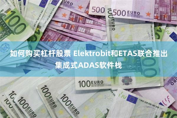 如何购买杠杆股票 Elektrobit和ETAS联合推出集成式ADAS软件栈