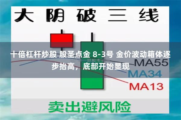 十倍杠杆炒股 股圣点金 8-3号 金价波动箱体逐步抬高，底部开始显现