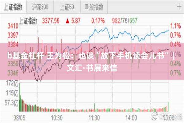 b基金杠杆 王为松：也谈“放下手机读会儿书” | 文汇·书展来信