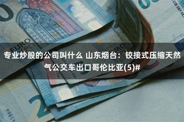 专业炒股的公司叫什么 山东烟台：铰接式压缩天然气公交车出口哥伦比亚(5)#