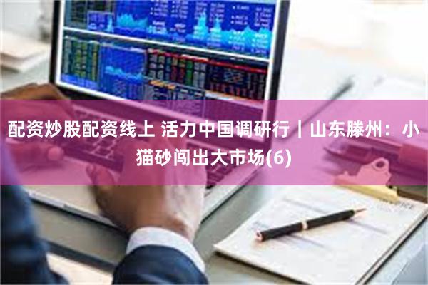 配资炒股配资线上 活力中国调研行｜山东滕州：小猫砂闯出大市场(6)
